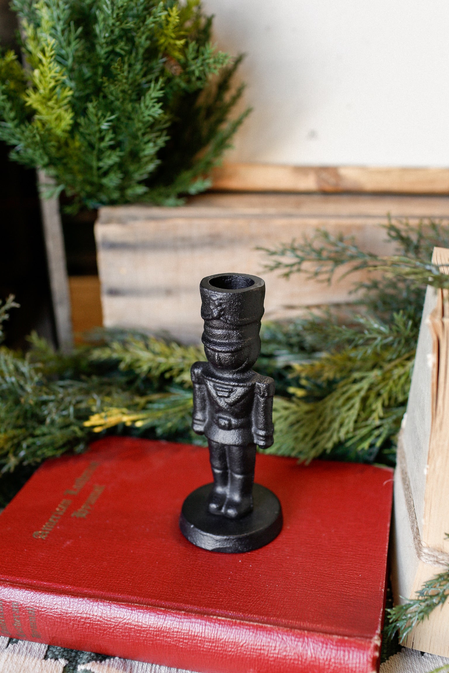 Cast Iron Nutcracker Candlestick
