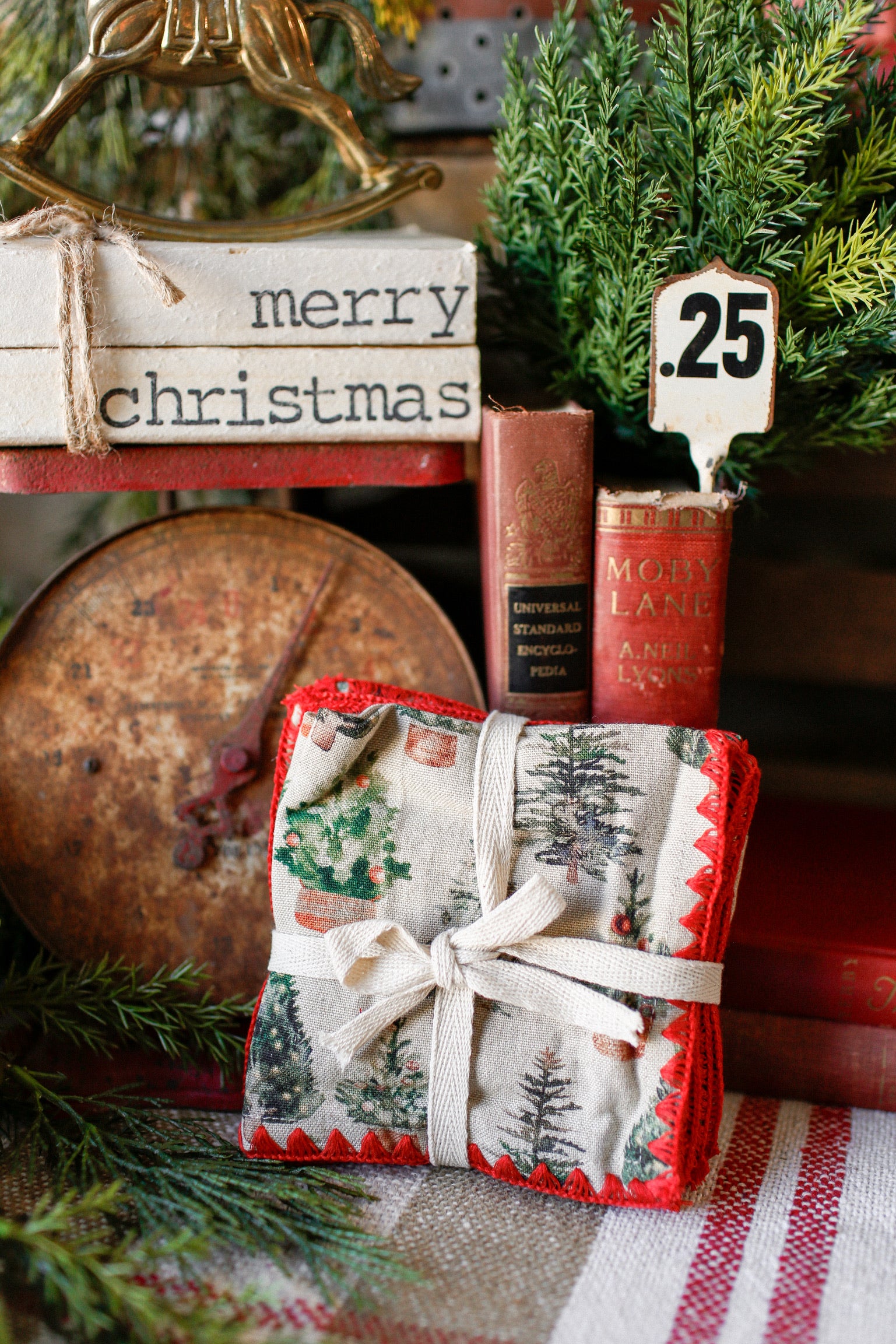 Christmas Tree Cocktail Napkins