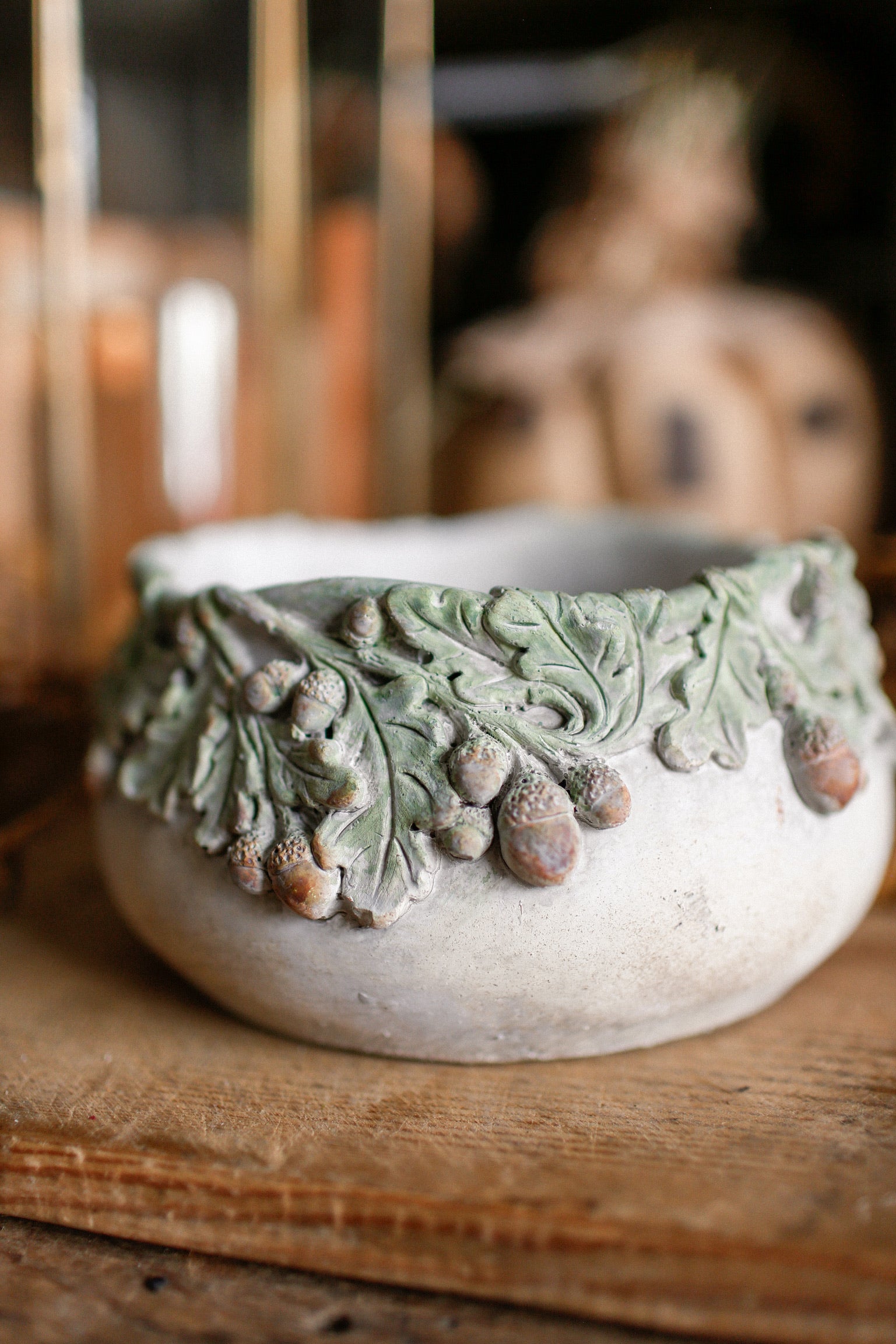 Concrete Acorn Pot The Little Burlap Barn®