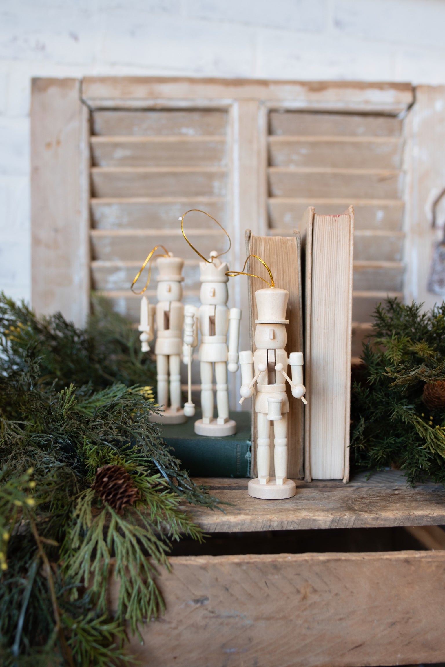 Wood Nutcracker Ornament (3 Styles)
