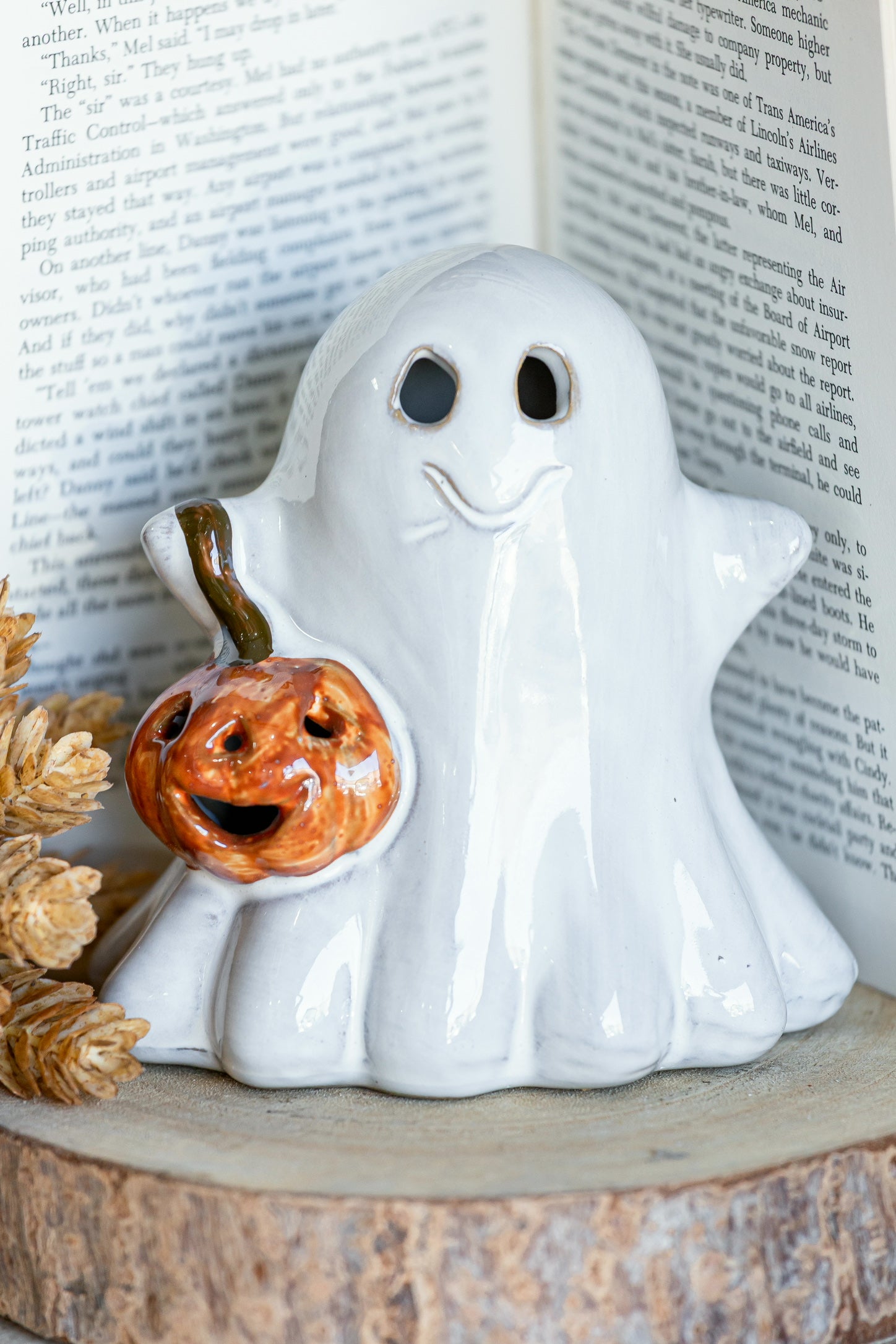 Happy Ghost The Little Burlap Barn