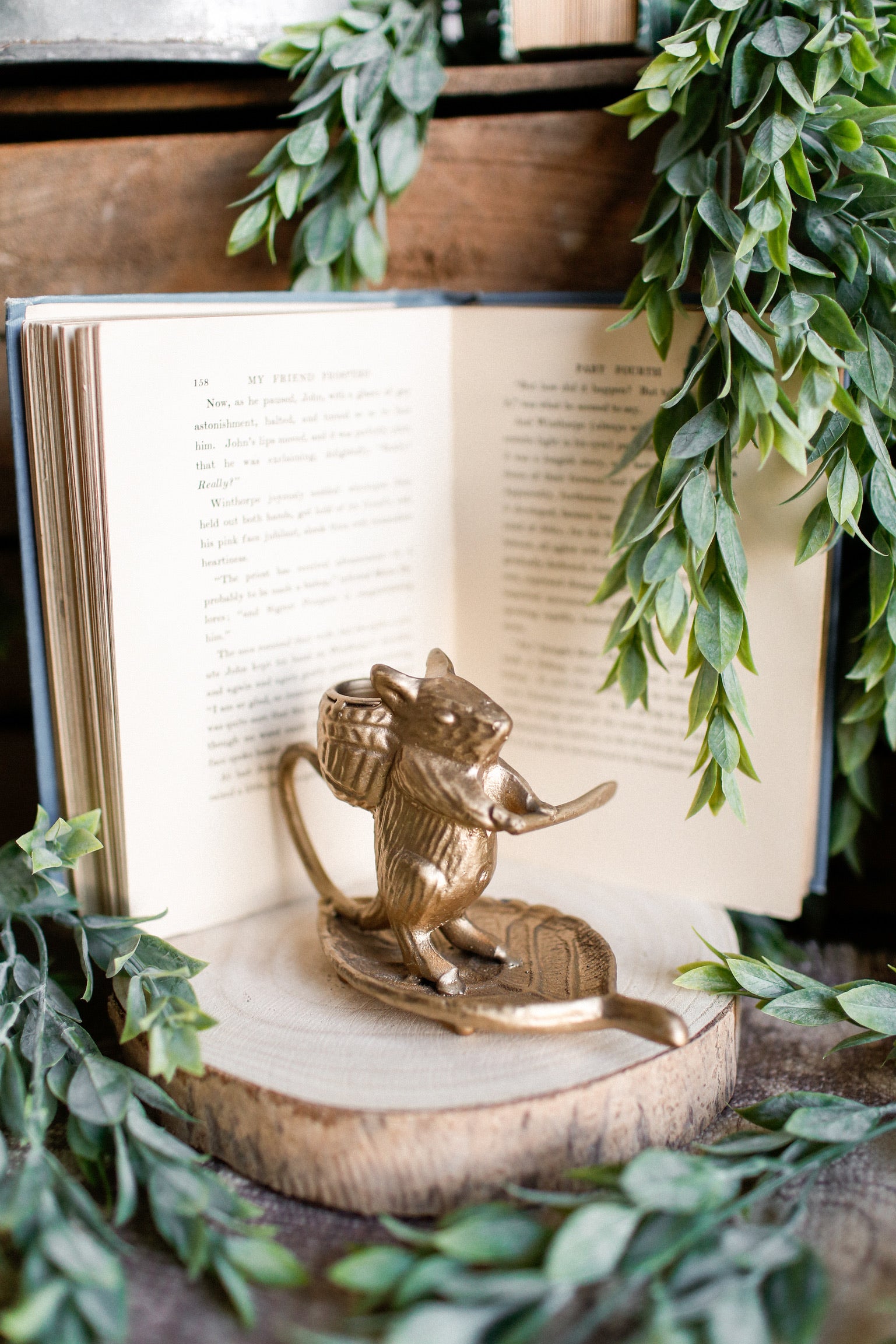 Adventure Mouse Candle Holder