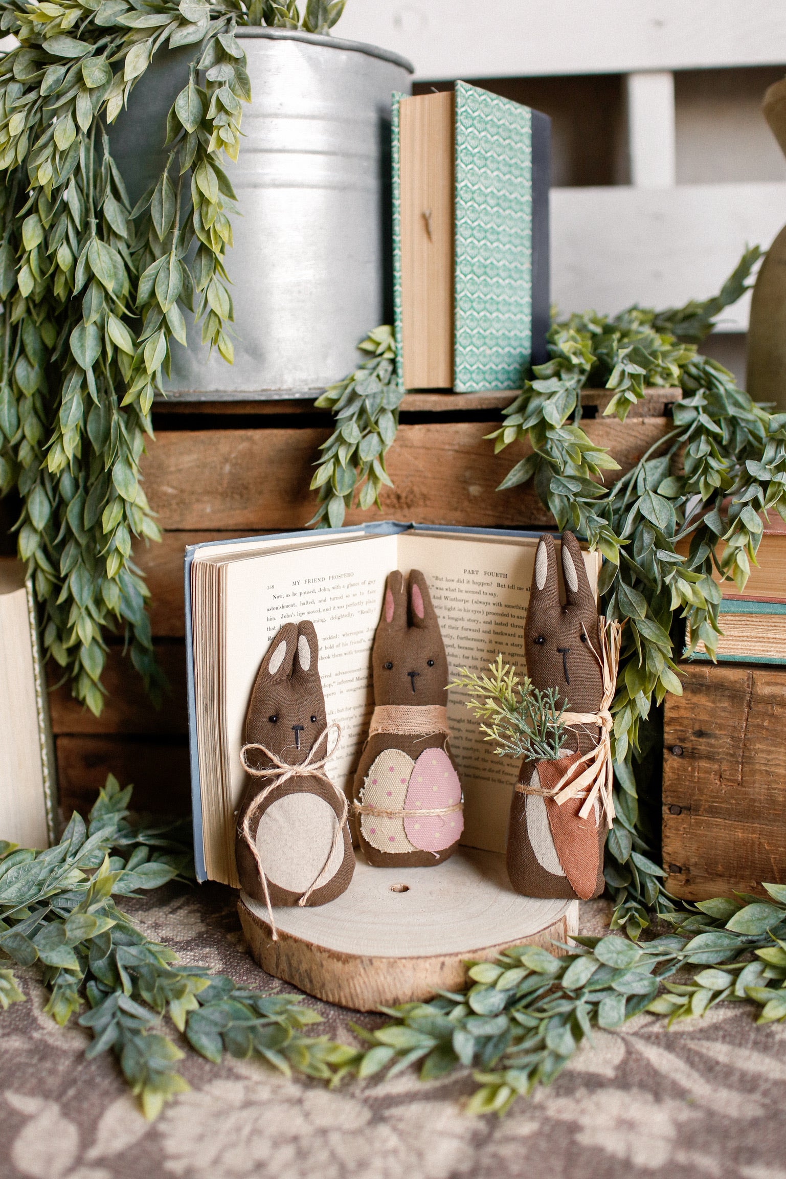 Primitive Chocolate Bunny