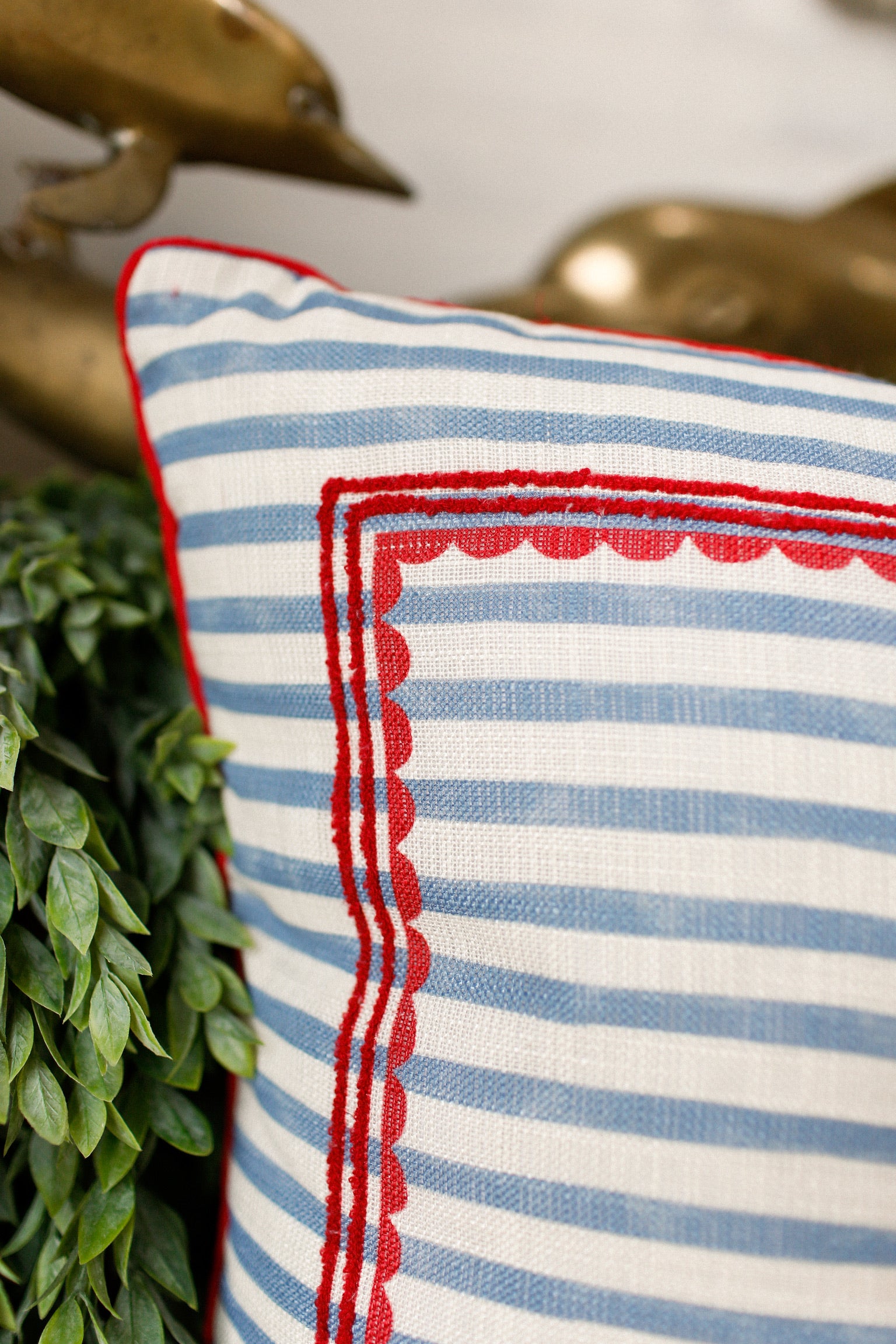 Embroidered Lobster Pillow The Little Burlap Barn®
