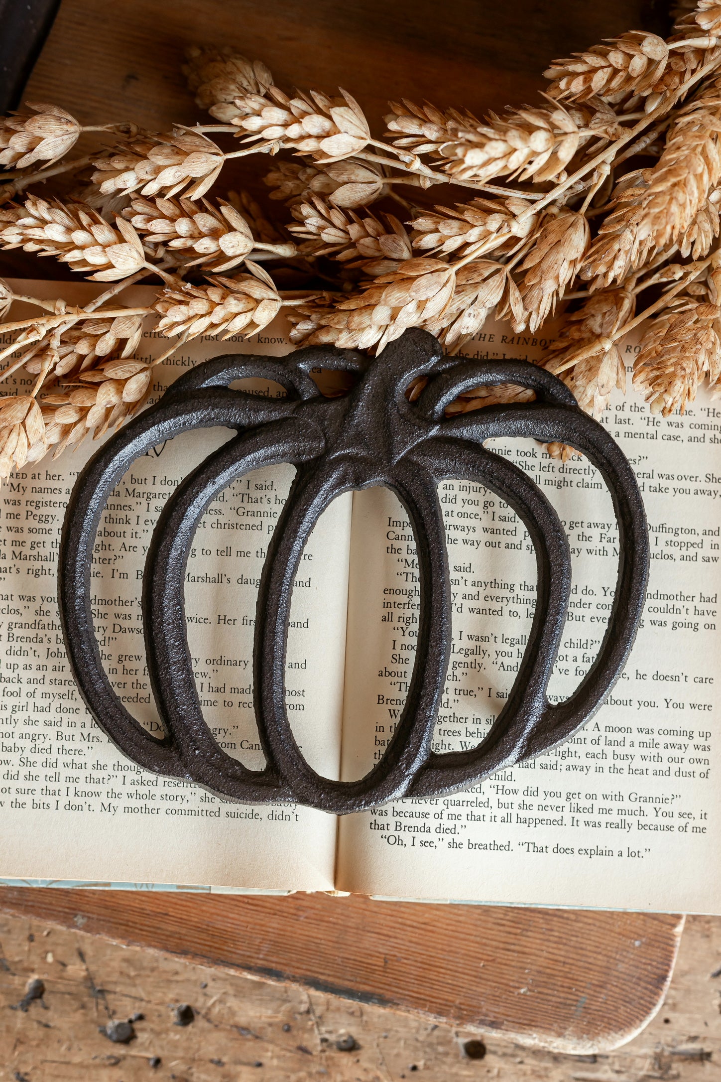 Cast Iron Pumpkin Trivet