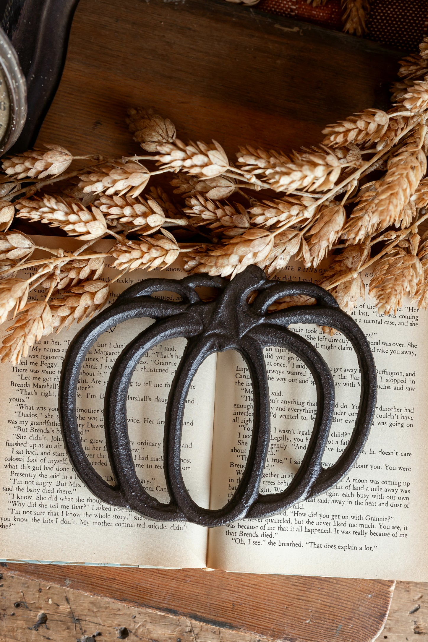 Cast Iron Pumpkin Trivet