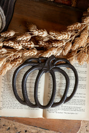 Cast Iron Pumpkin Trivet