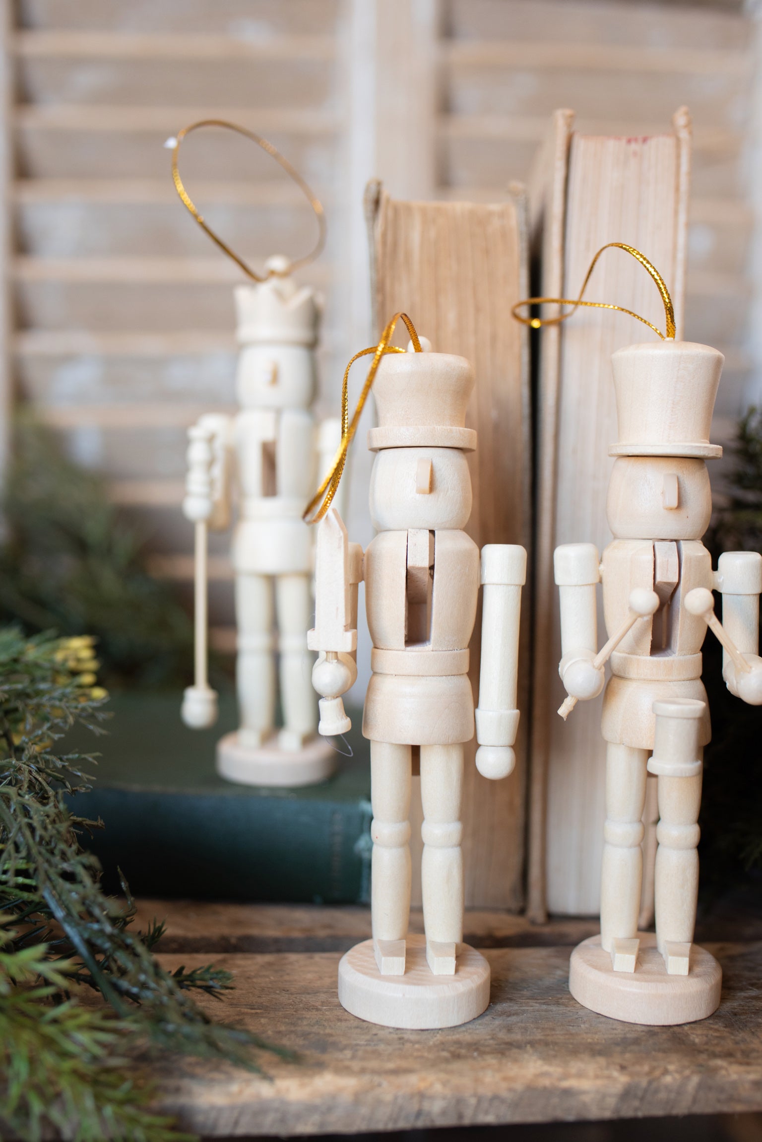 Wood Nutcracker Ornament (3 Styles)