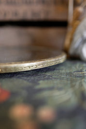Footed Mirrored Tray