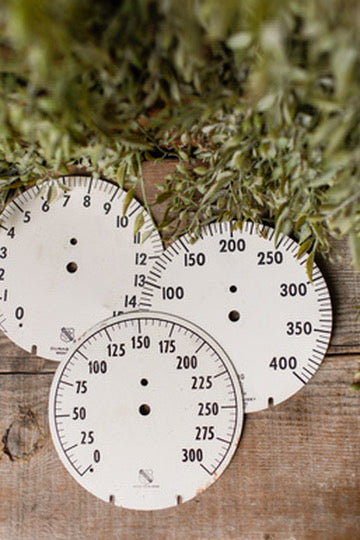 Vintage Test Gauge Face