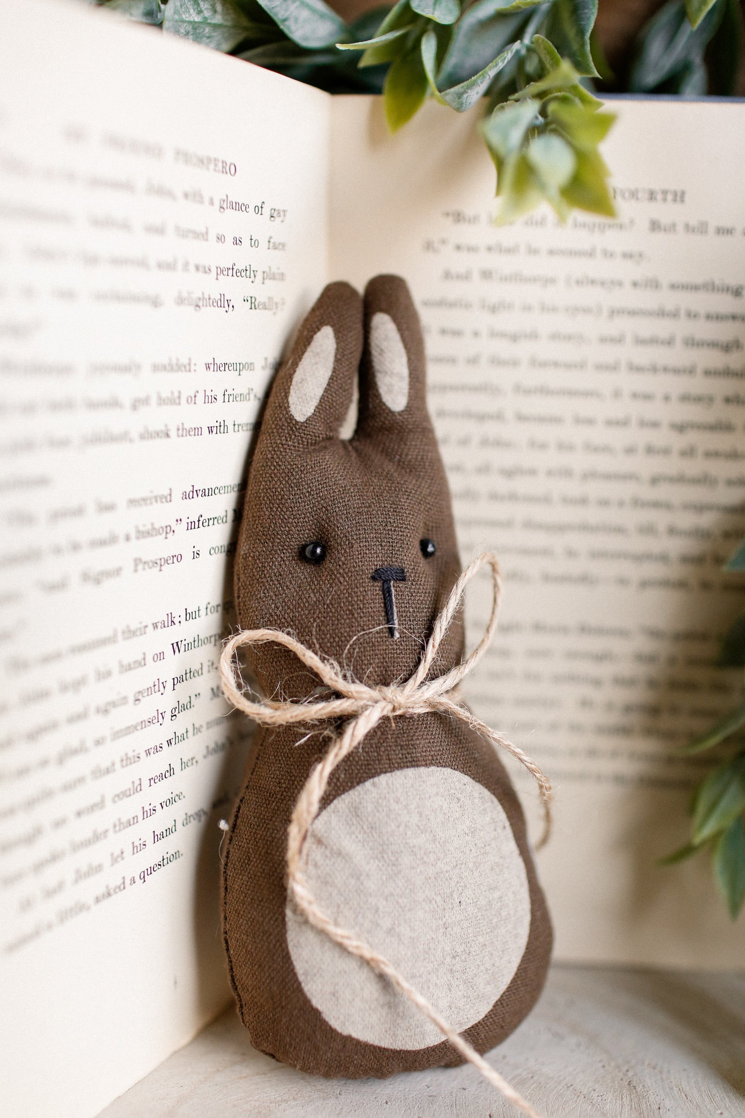 Primitive Chocolate Bunny