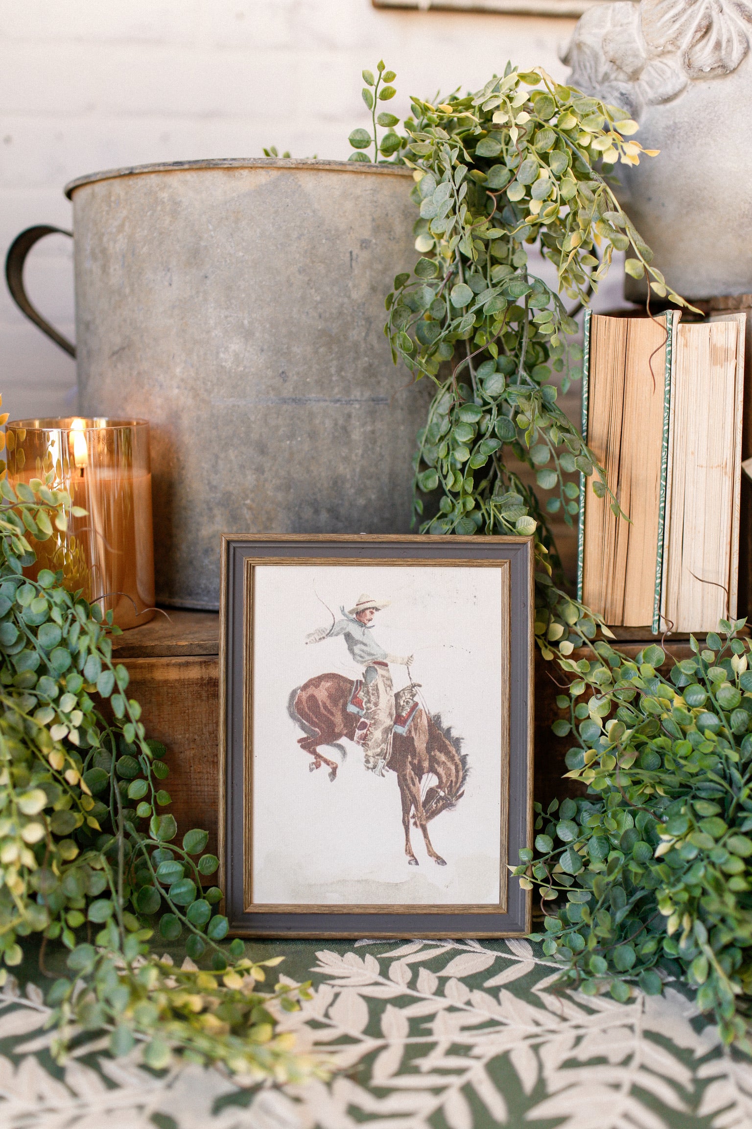 Bucking Bronco Framed Art The Little Burlap Barn®