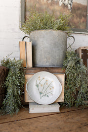Stoneware Botanical Handled Bowl The Little Burlap Barn®