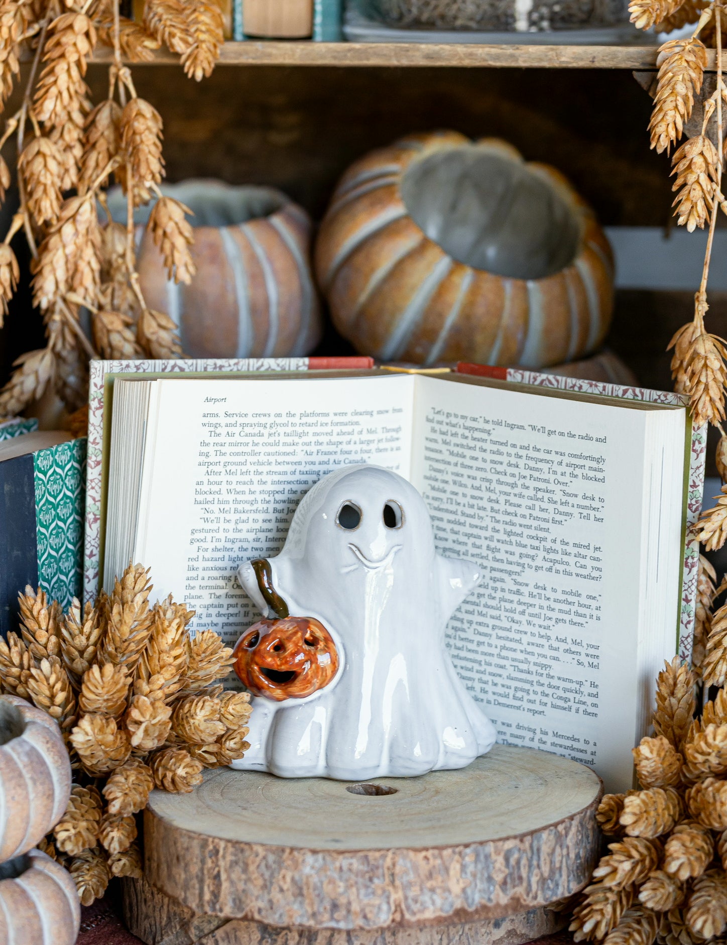 Happy Ghost The Little Burlap Barn