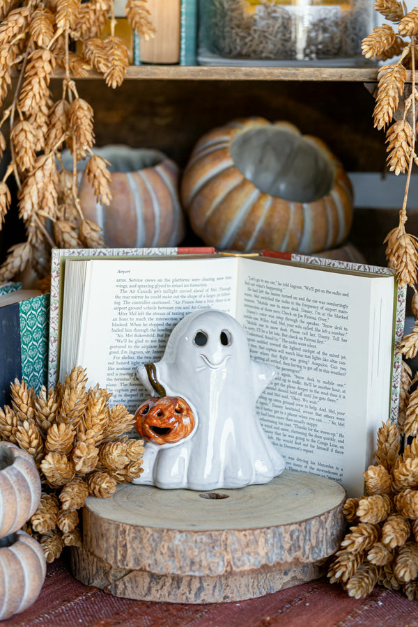 Happy Ghost The Little Burlap Barn