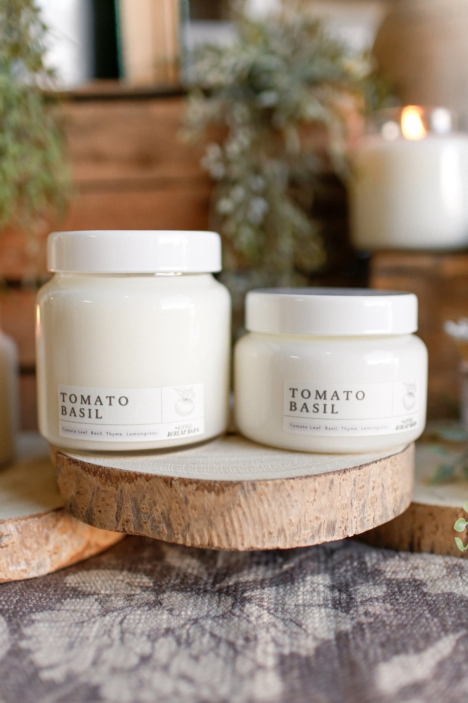 Apothecary Candle -- Tomato Basil The Little Burlap Barn®