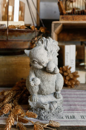 Vintage Concrete Squirrel