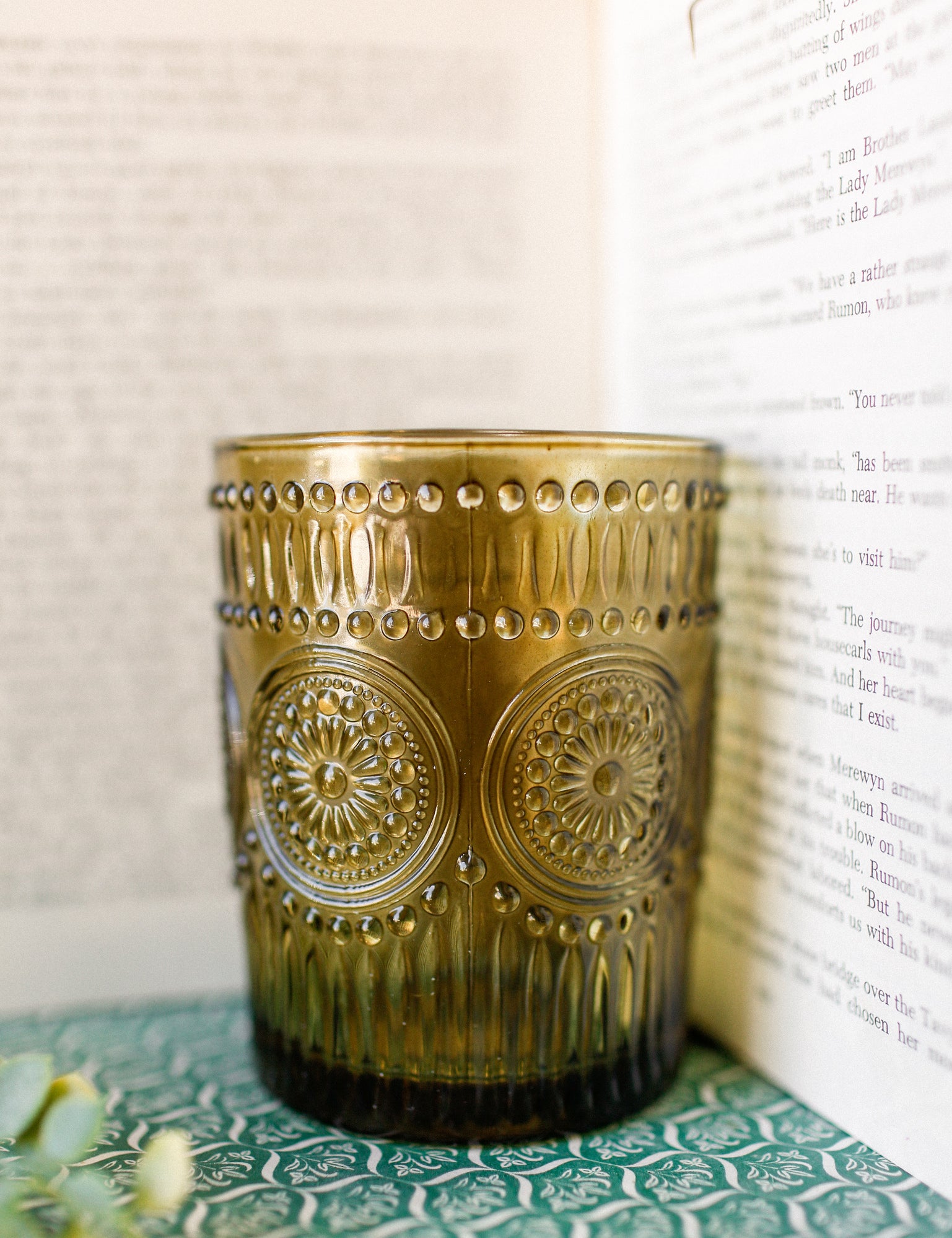 Embossed Drinking Glasses The Little Burlap Barn®