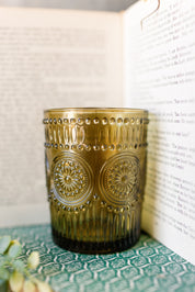 Embossed Drinking Glasses The Little Burlap Barn®