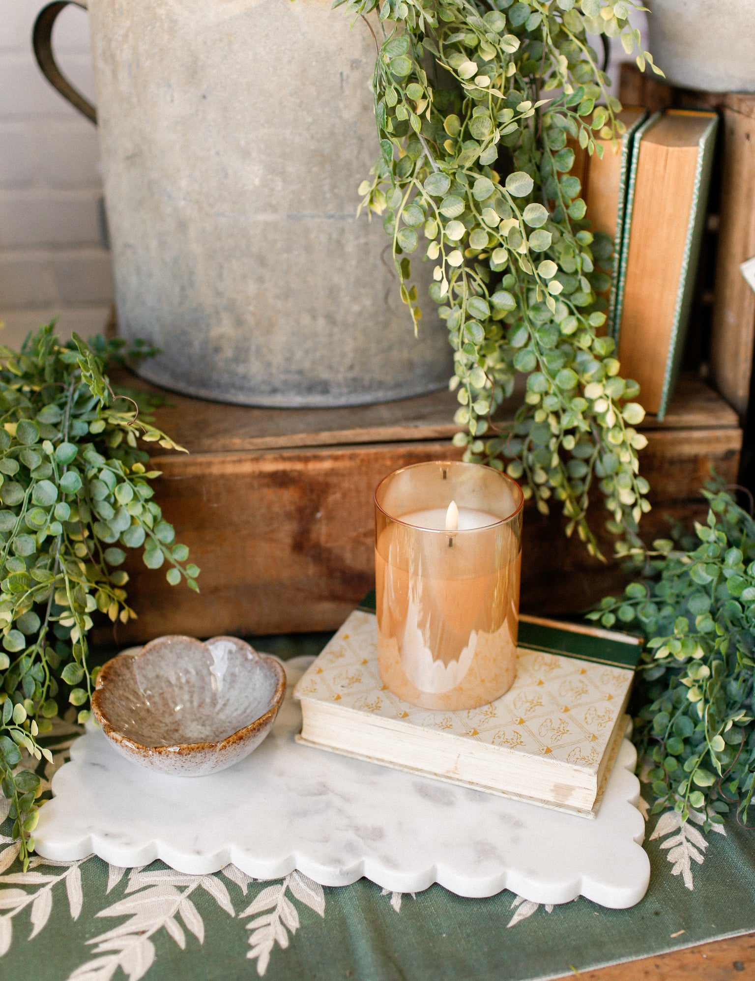 Marble Scalloped Cutting Board The Little Burlap Barn®