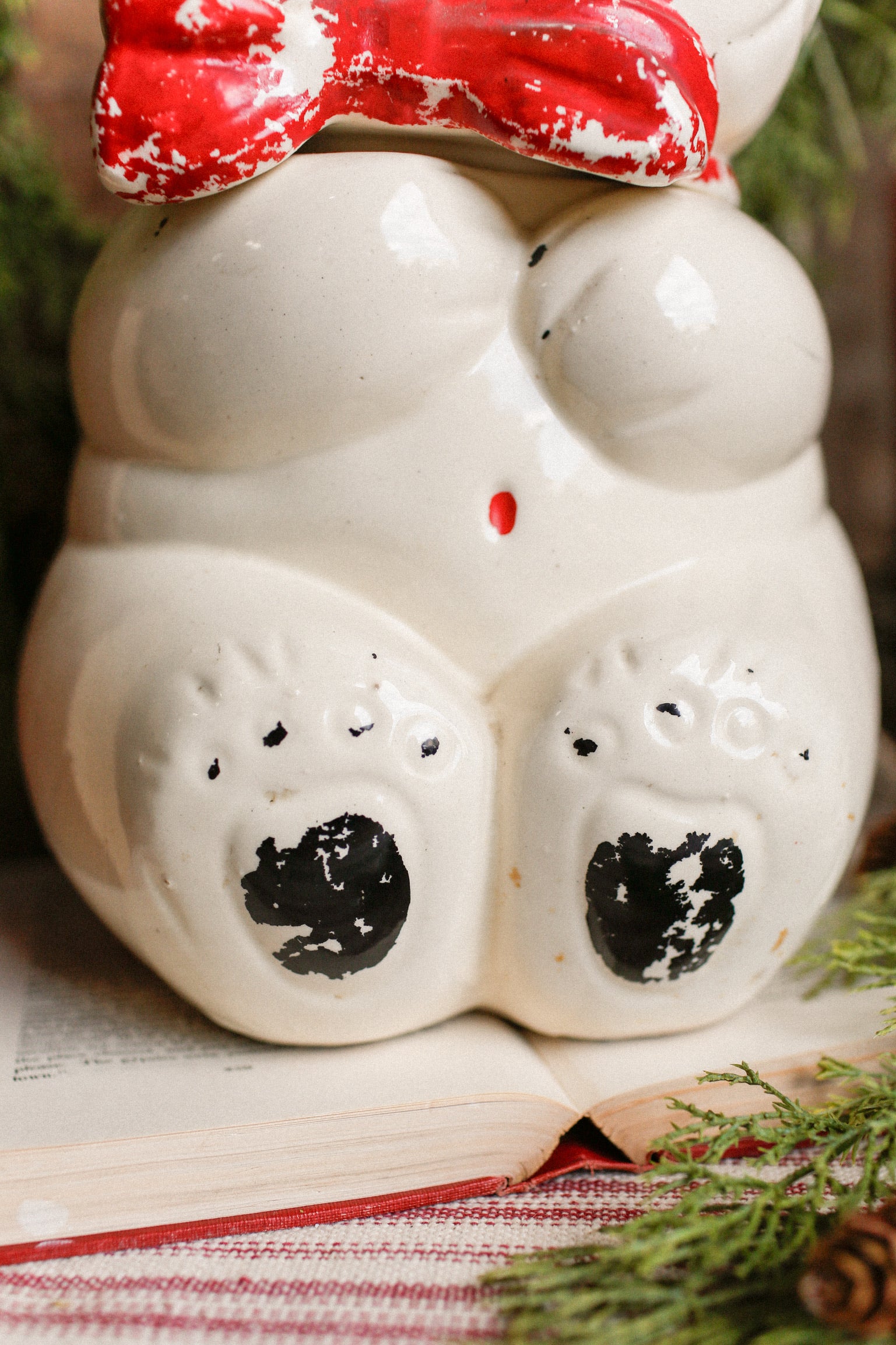 Vintage 1940's Bear Cookie Jar