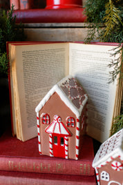Ceramic Lighted Gingerbread House