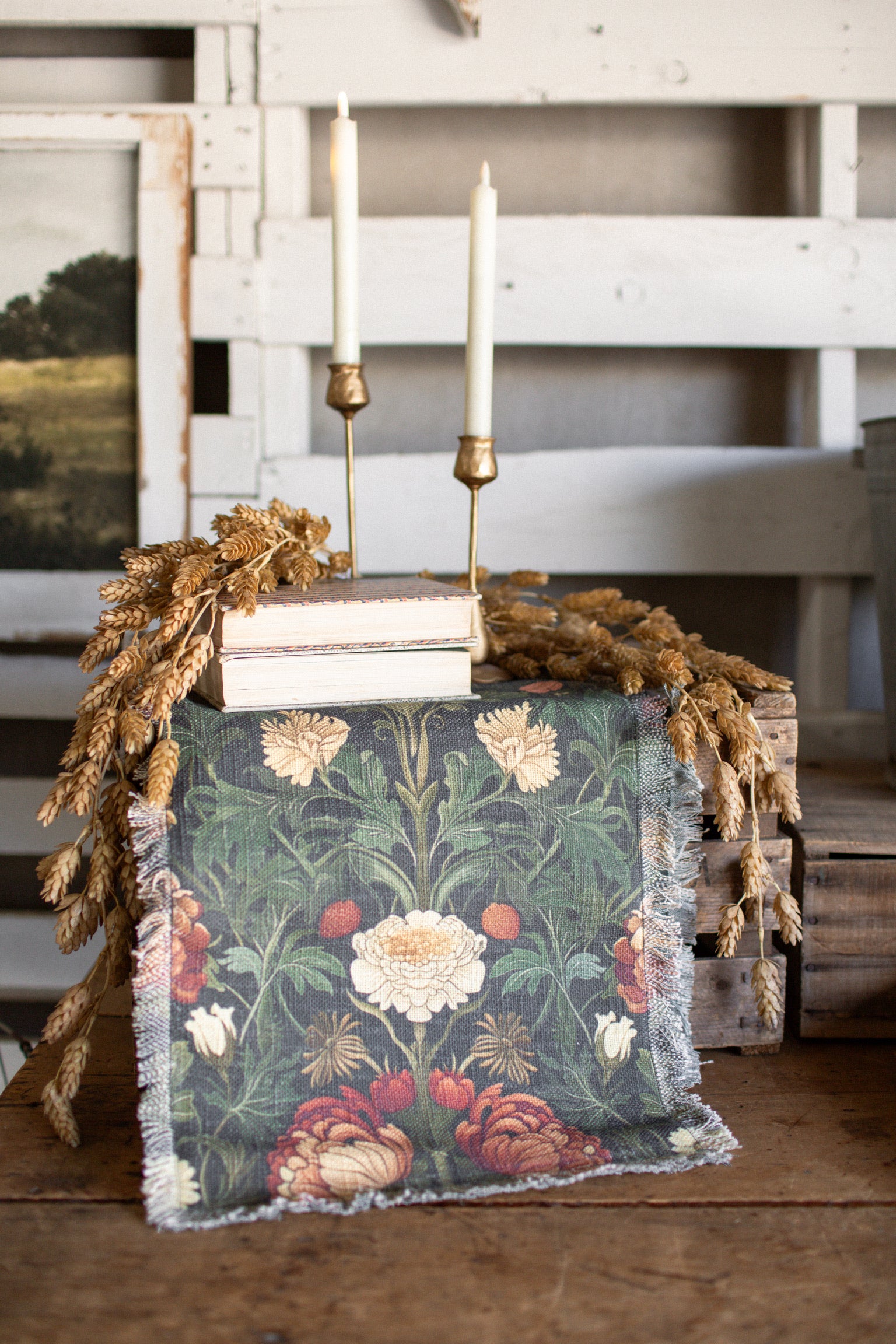 Moody Floral Runner