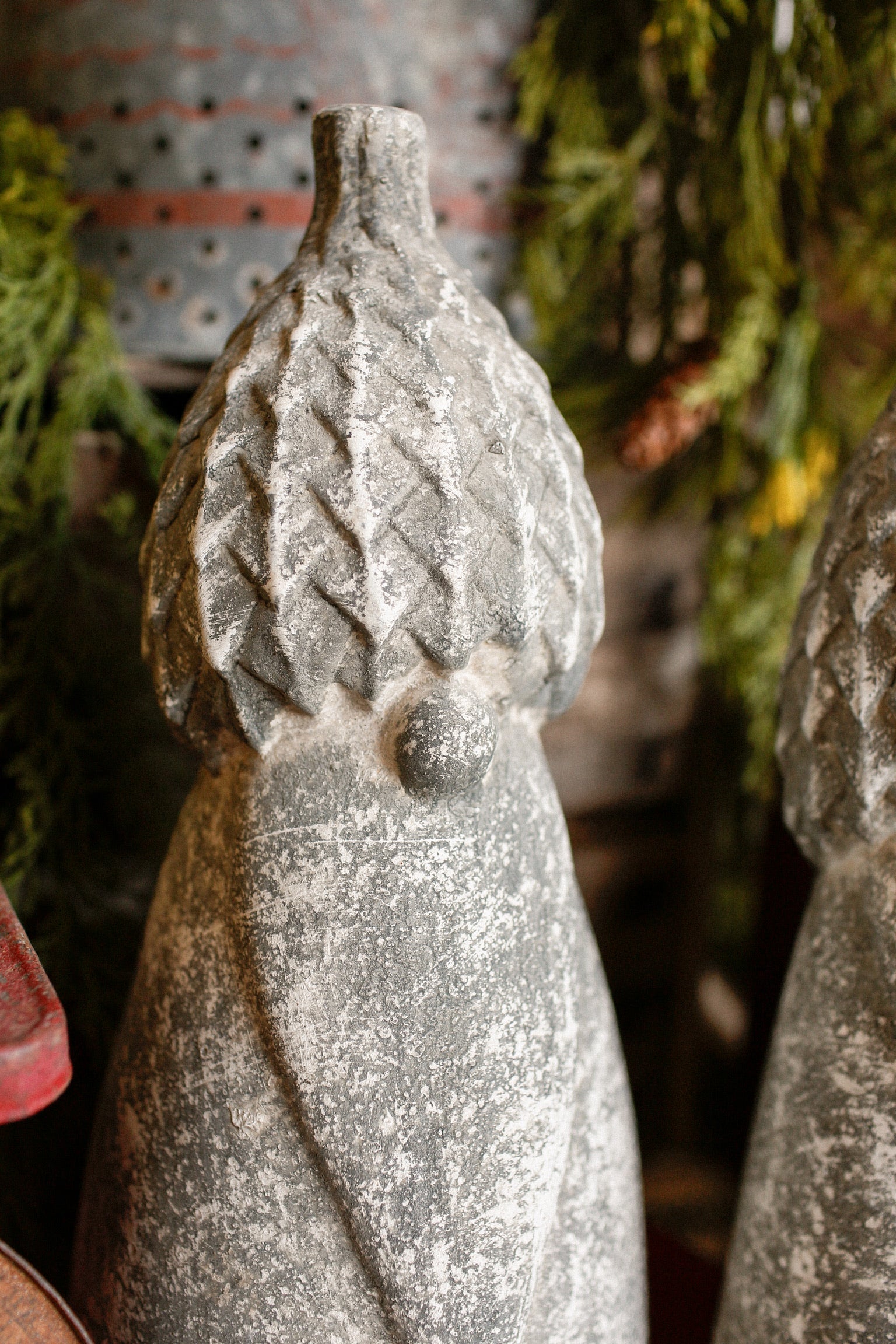 Ceramic Pinecone Gnome