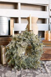 Midnight Juniper Mini Wreath