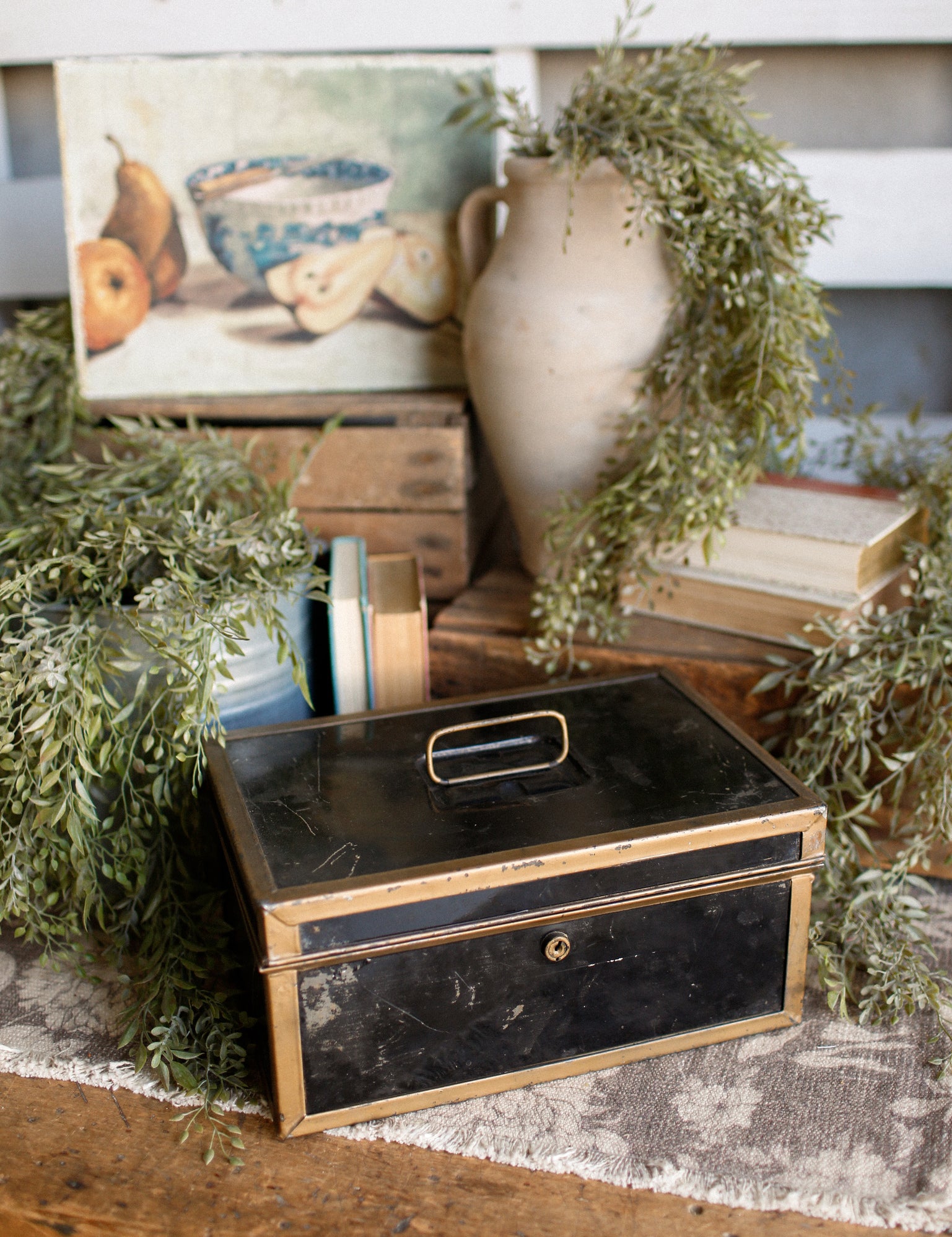 Vintage Cash Money Box The Little Burlap Barn®