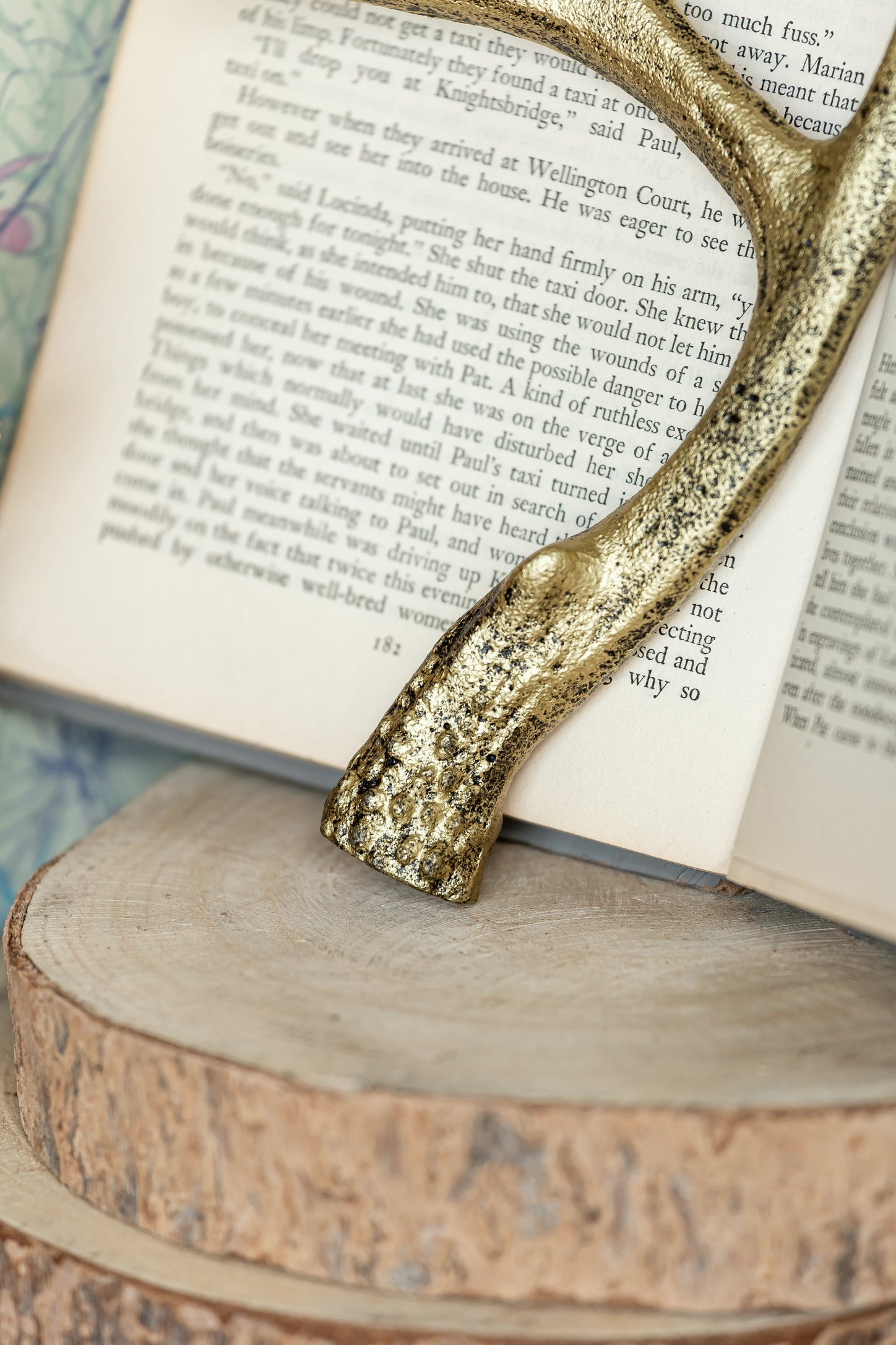 Gilded Cast Iron Antler Creative Co-Op