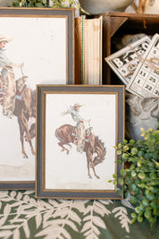 Bucking Bronco Framed Art The Little Burlap Barn®