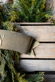 Aged Joy Hanging Sign