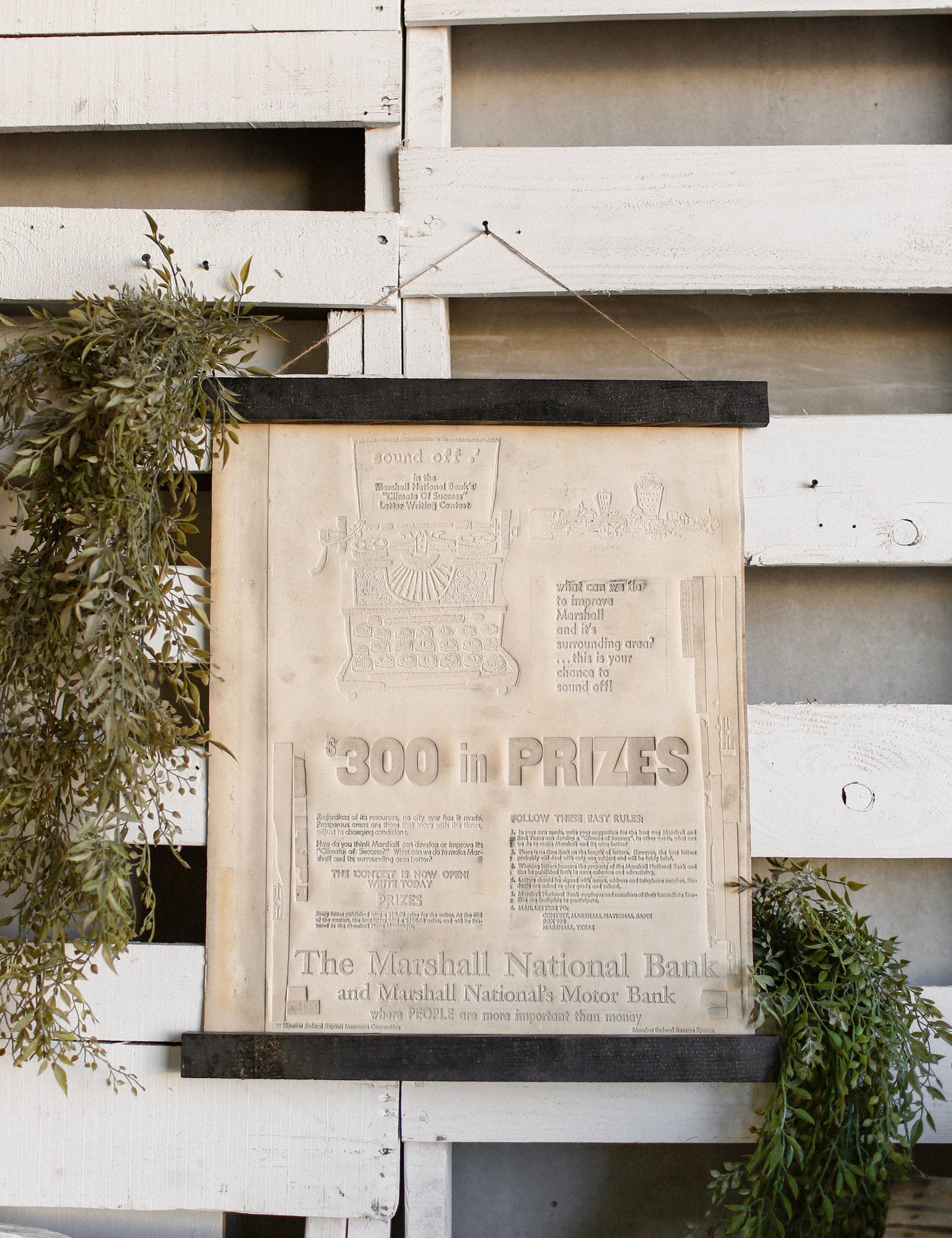 Vintage Newspaper Print The Little Burlap Barn®