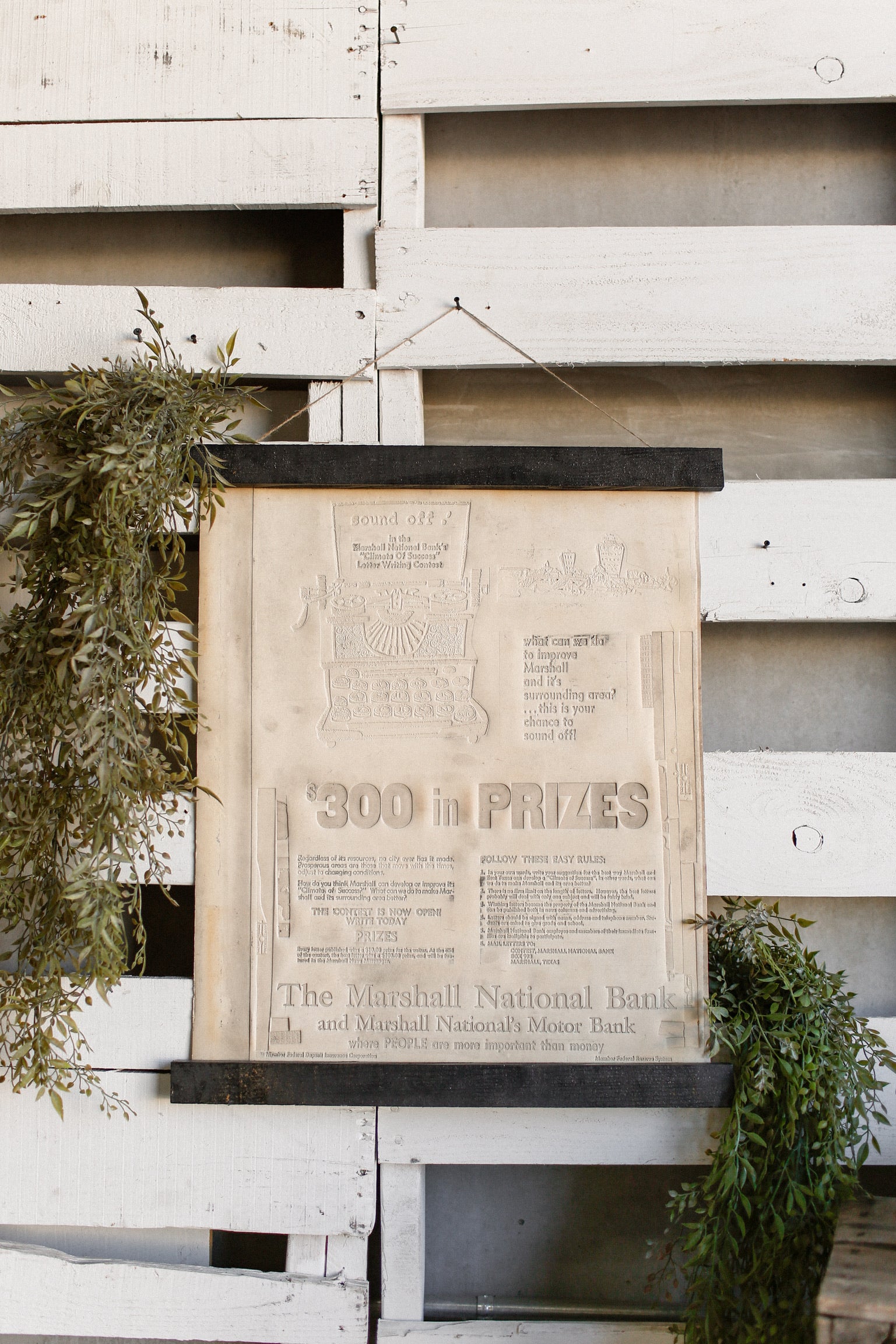 Vintage Newspaper Print The Little Burlap Barn®