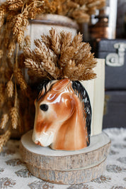 Vintage 1950's Horse Planter