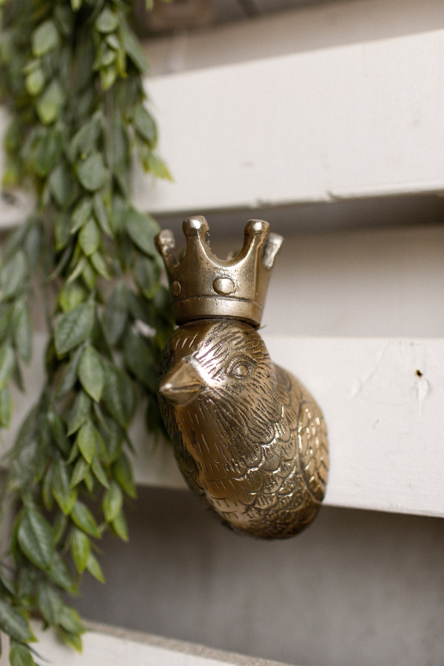 Crowned Bird Wall Mount