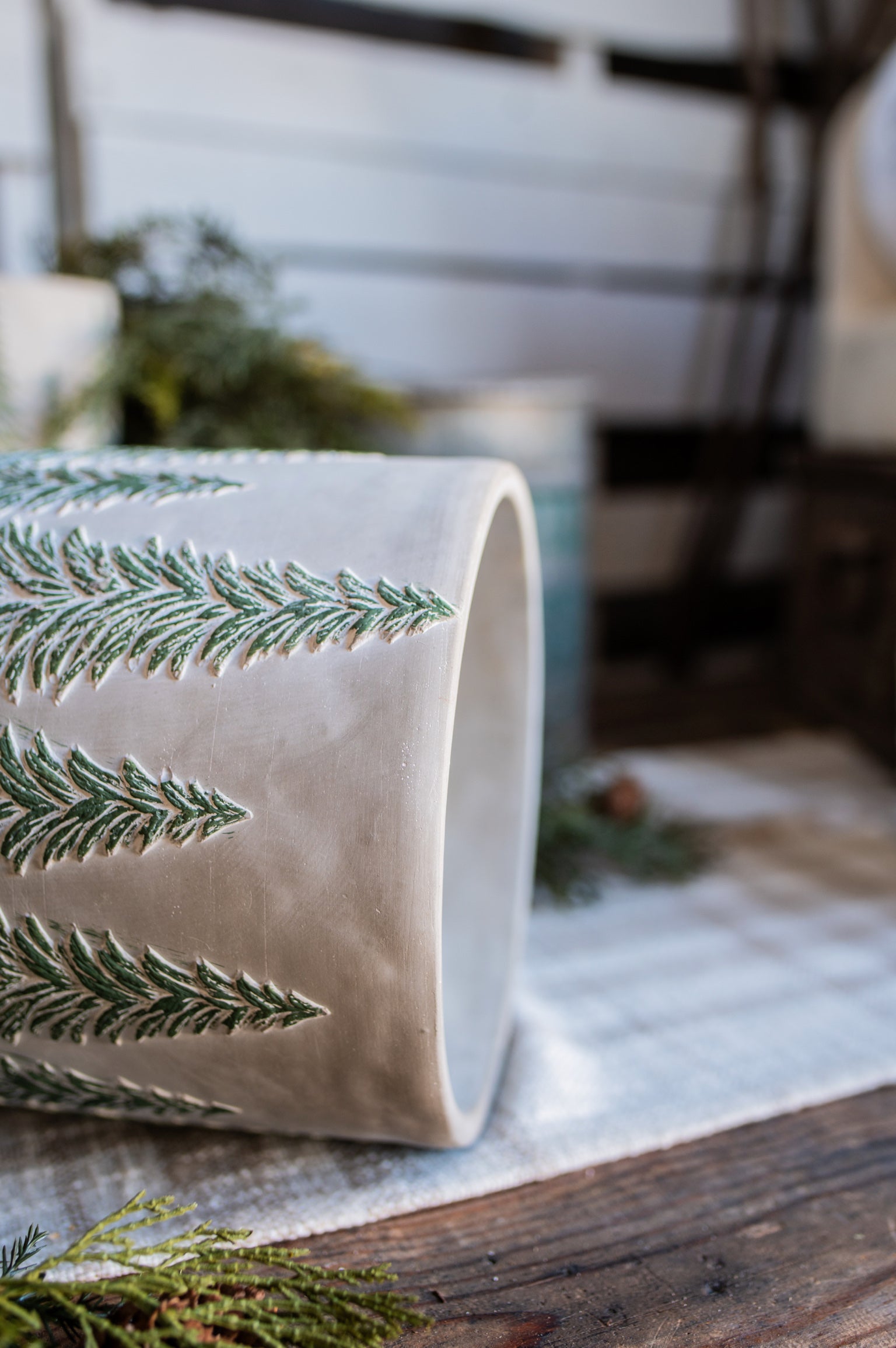 Concrete Tree Farm Pot