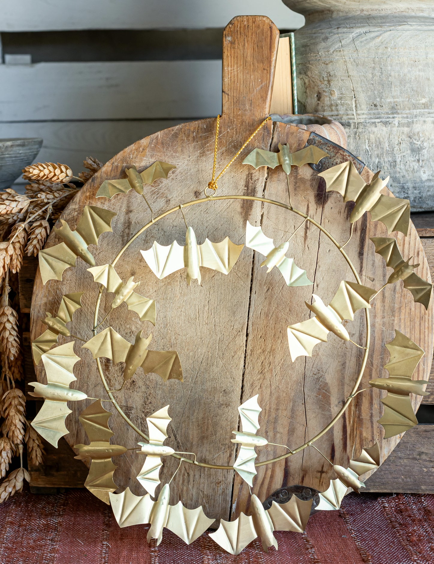 Wicked Bat Wreath The Little Burlap Barn