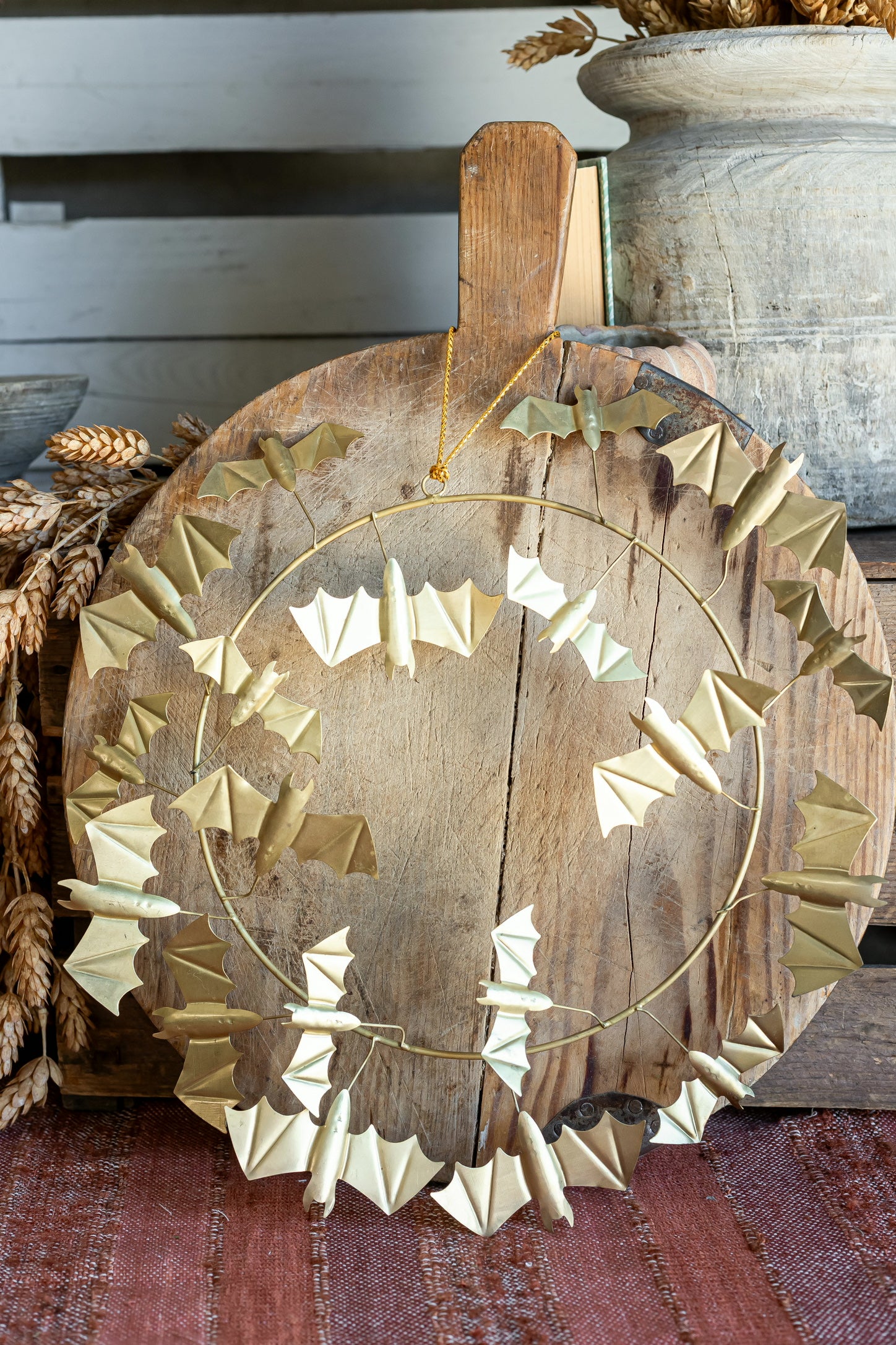 Wicked Bat Wreath The Little Burlap Barn