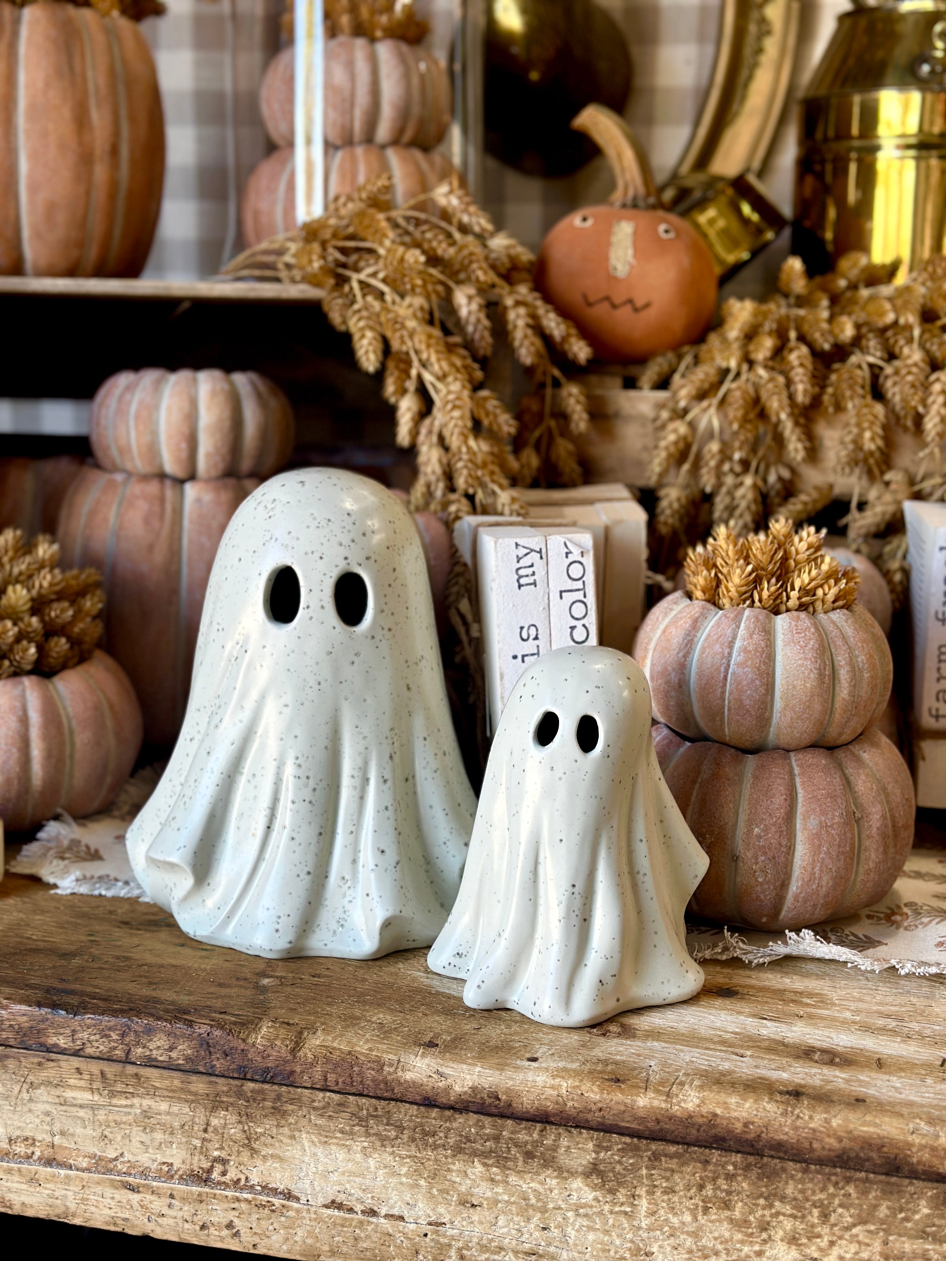 Handmade Speckled Ghost