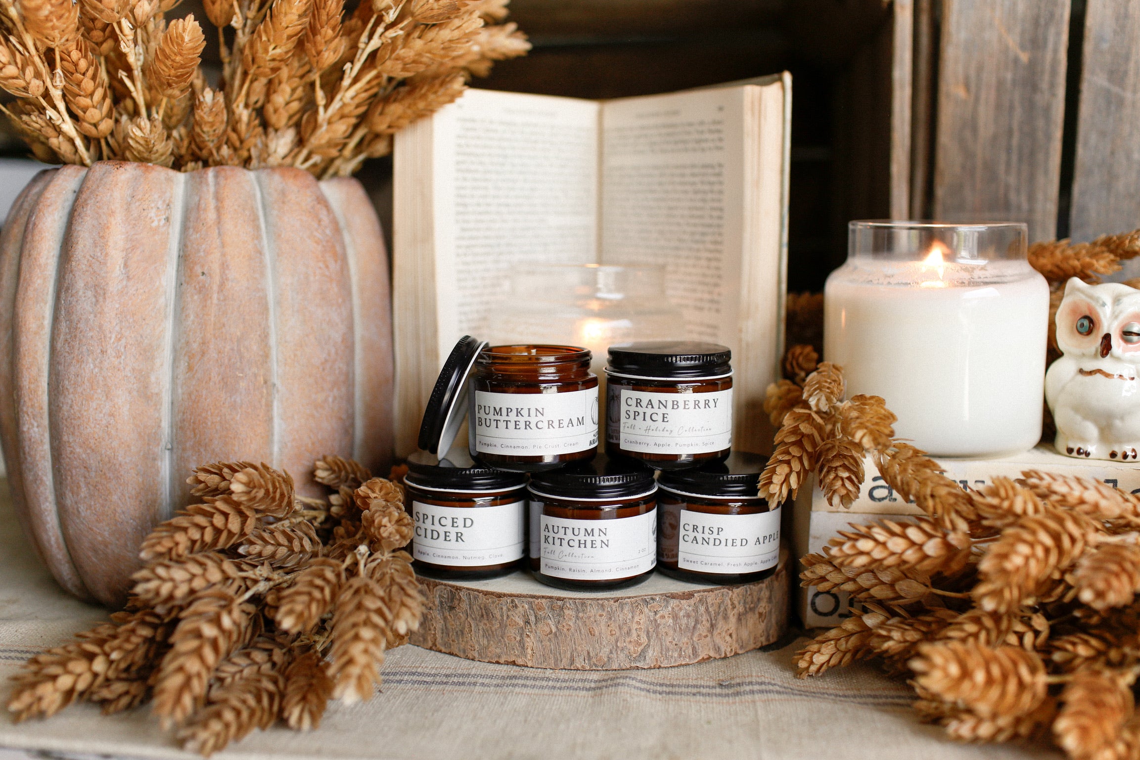 Fall Apothecary Tester Candle The Little Burlap Barn