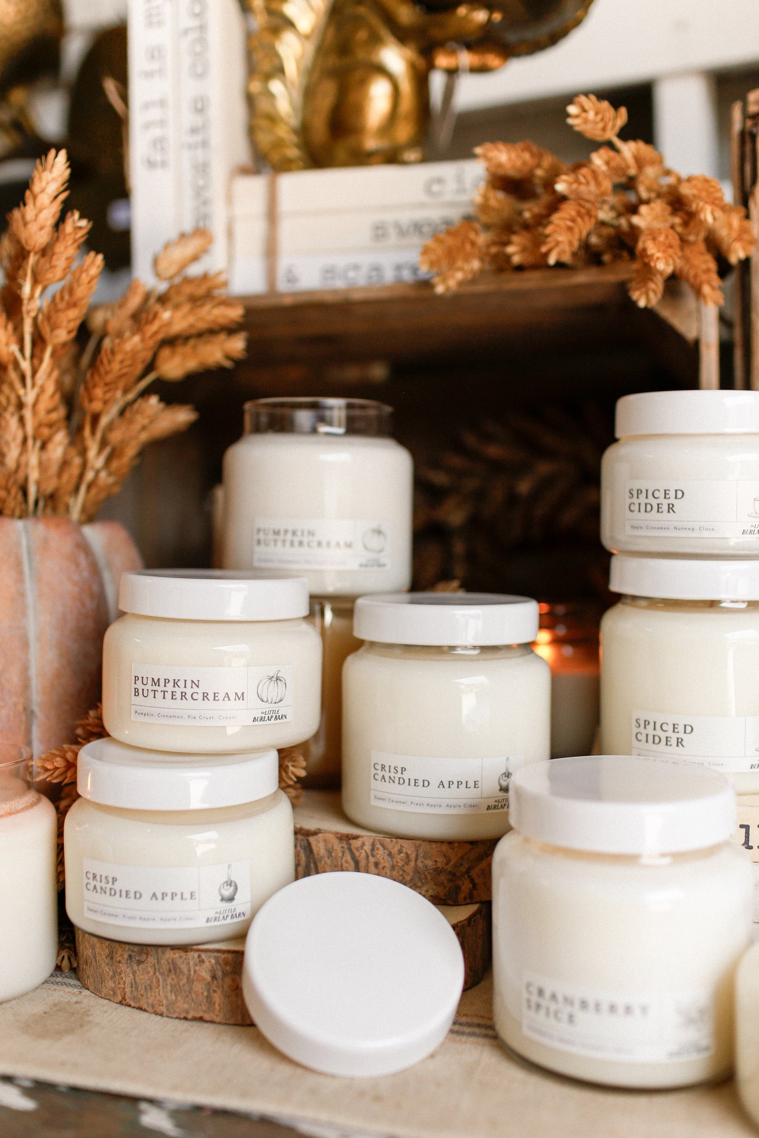 Pumpkin Buttercream Apothecary Candle The Little Burlap Barn