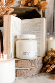 Spiced Cider Apothecary Candle The Little Burlap Barn
