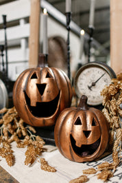 Whimsy Gilded Jack O’ Lantern