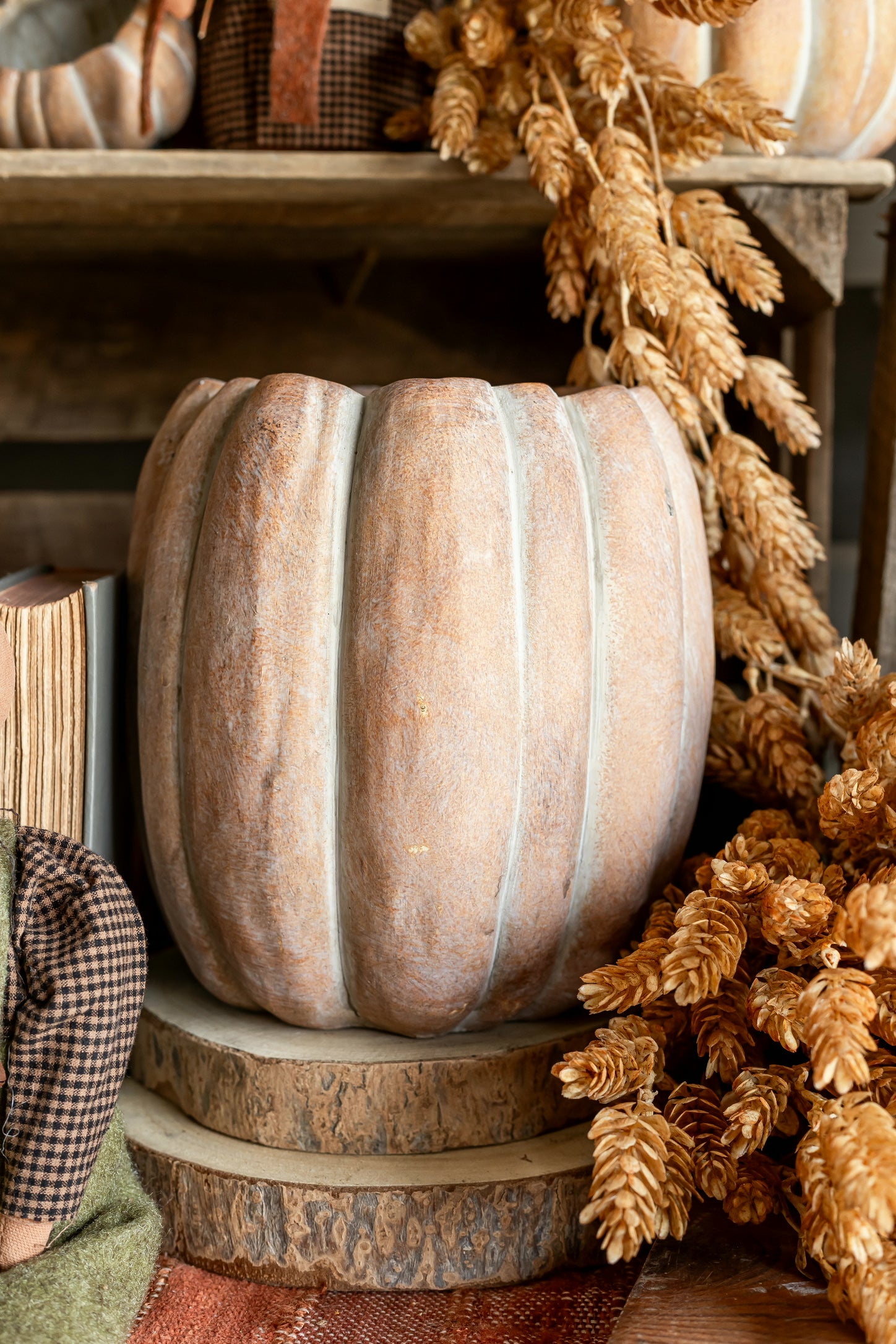 Tall Cinderella Pumpkin Pot Abbott Collection