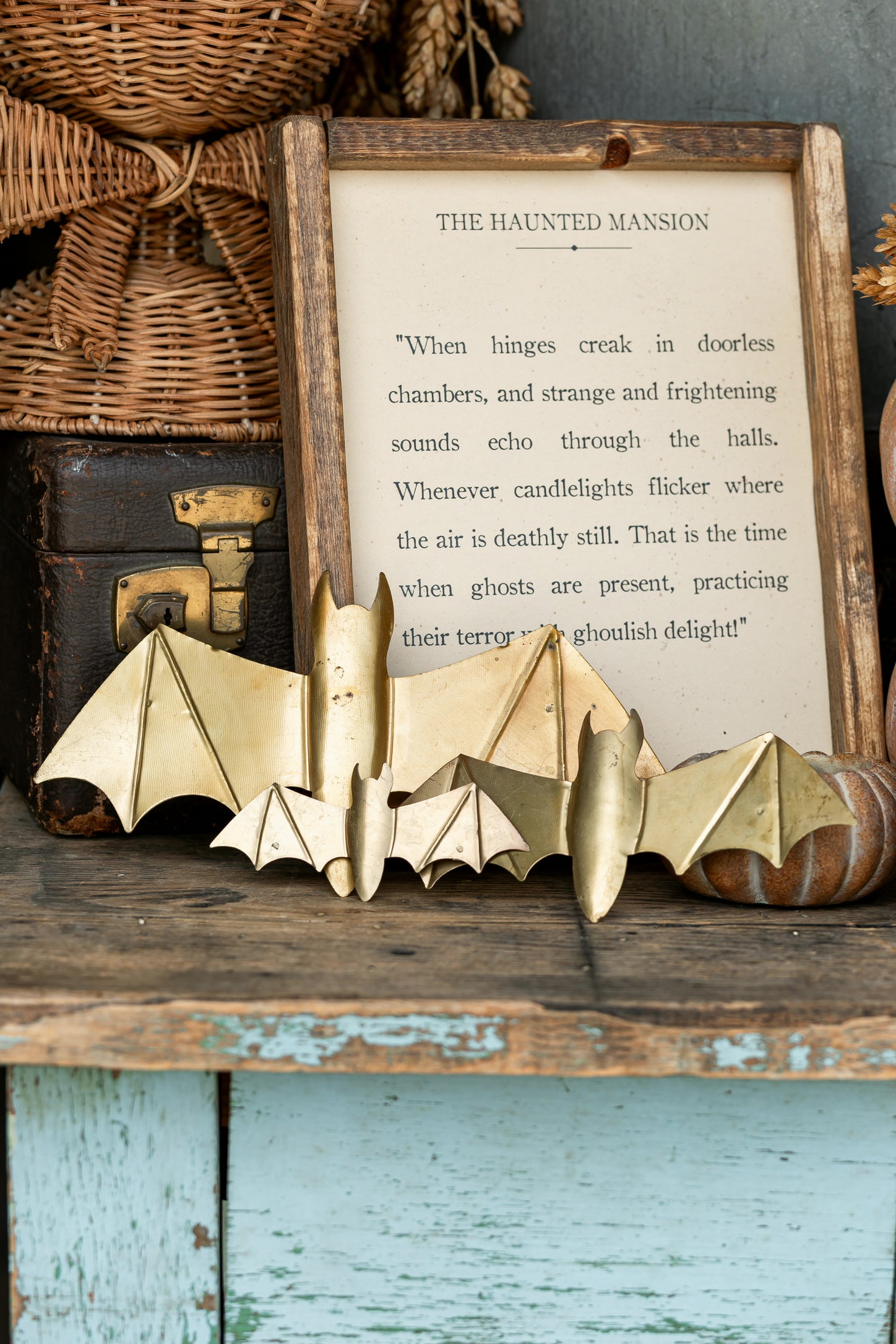 Wicked Bat Wall Set Accent Decor