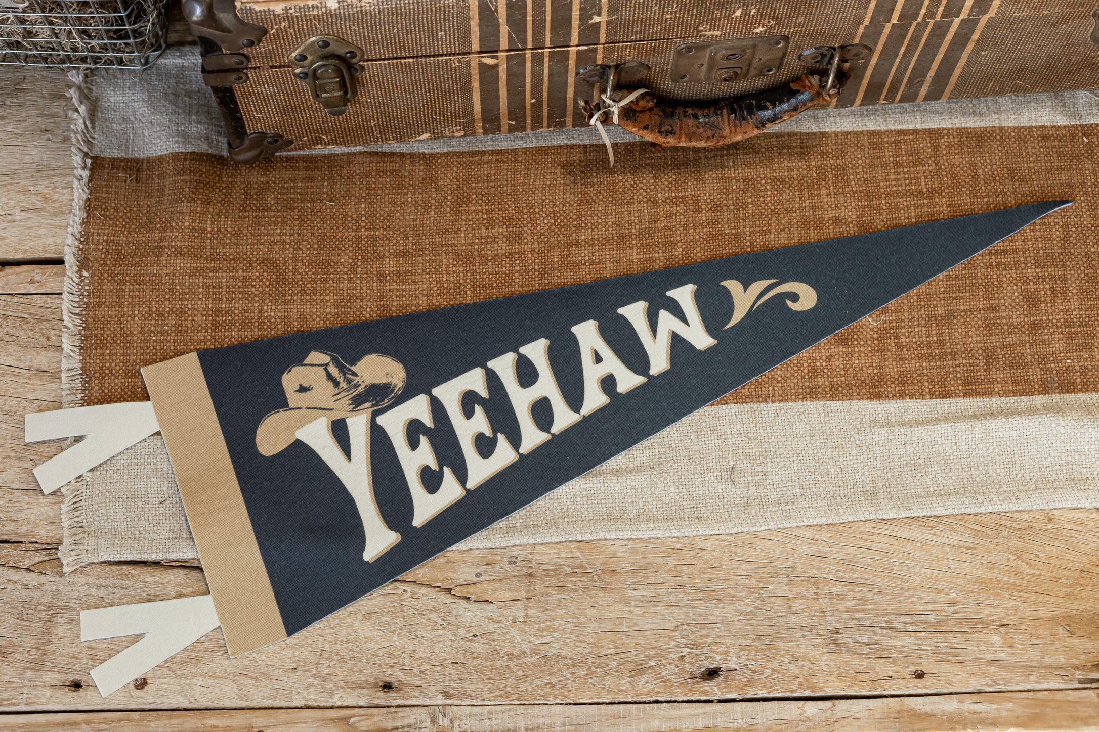 Yeehaw Felt Pennant Benoit's Design Co.