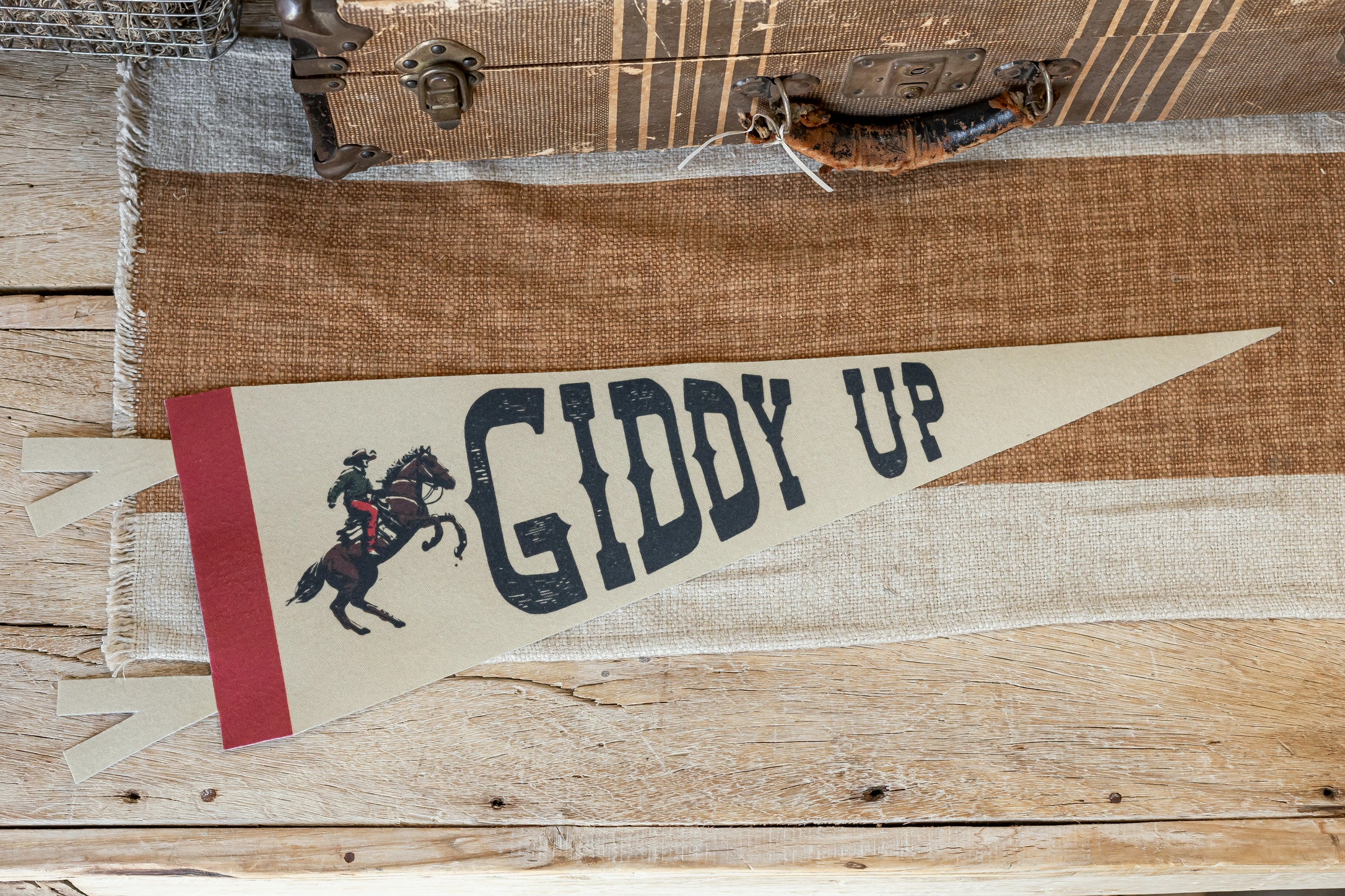 Giddy Up Felt Pennant Benoit's Design Co.