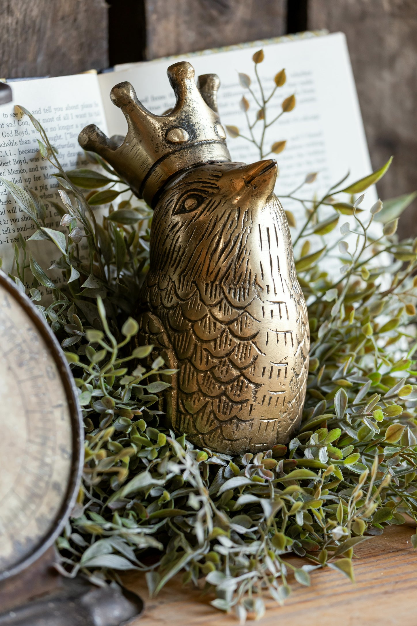 Crowned Bird Wall Mount Creative Co-Op